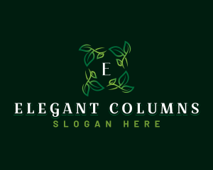 Elegant Leaf Gardening logo design