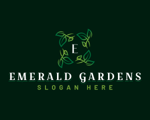 Elegant Leaf Gardening logo design