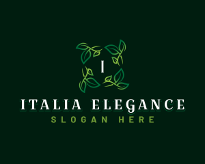 Elegant Leaf Gardening logo design