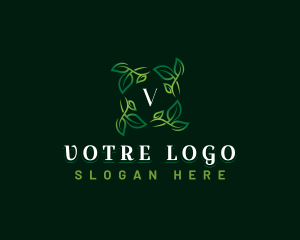 Wreath - Elegant Leaf Gardening logo design