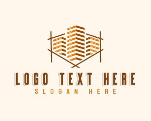 Infrastructure - Architect Building Contractor logo design