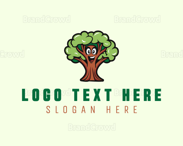 Sustainable Tree Planting Logo