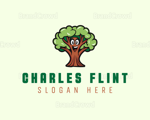 Sustainable Tree Planting Logo