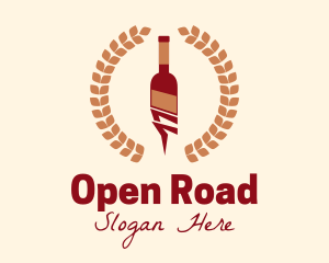 Winery Bottle Opener  logo design