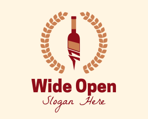 Winery Bottle Opener  logo design