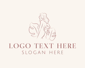 Skin Care - Beautiful Woman Body Spa logo design