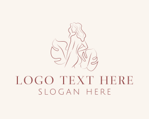 Beautician - Beautiful Woman Body Spa logo design