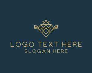 Interior Deign - Royal Crystal Gem logo design