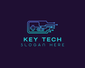 Tech Circuit Controller logo design