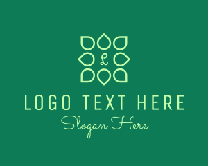 Vegan - Wellness Spa Leaf logo design