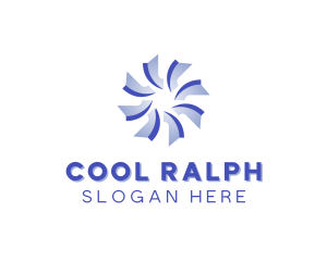 Ventilation Cooling Wind logo design