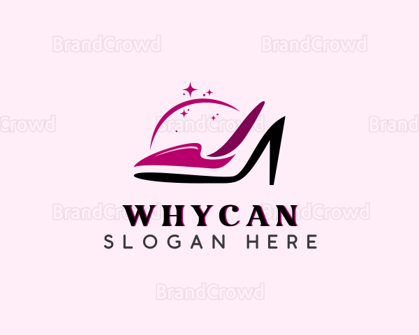 Feminine High Heel Stiletto Logo