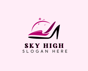 Feminine High Heel Stiletto  logo design