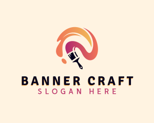 Painting Paint Brush  logo design