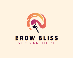 Painting Paint Brush  logo design