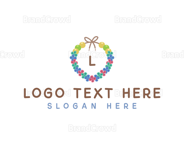 Bracelet Jewelry Beads Logo