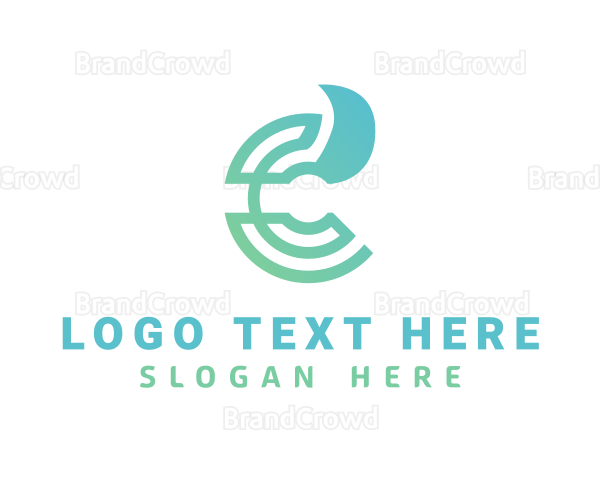 Leaf Technology Letter C Logo