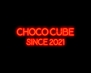 Cheeky - Red Light Neon logo design