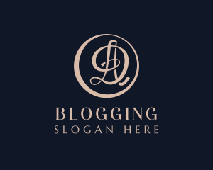 Event Styling - Luxury Couture Fashion logo design