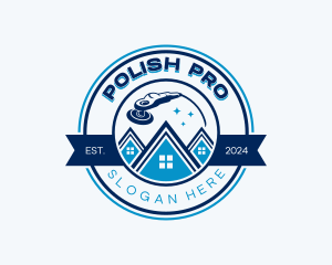 Polish - Clean Restoration Polisher logo design