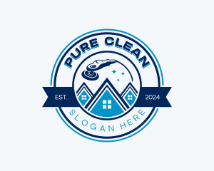 Clean Restoration Polisher logo design