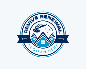 Clean Restoration Polisher logo design