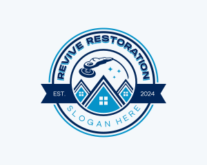 Restoration - Clean Restoration Polisher logo design