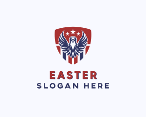 American Eagle Shield logo design