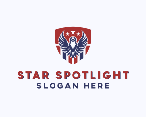 American Eagle Shield logo design