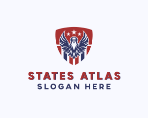 American Eagle Shield logo design