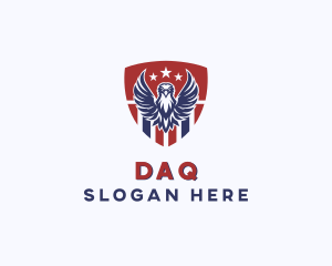 Politician - American Eagle Shield logo design