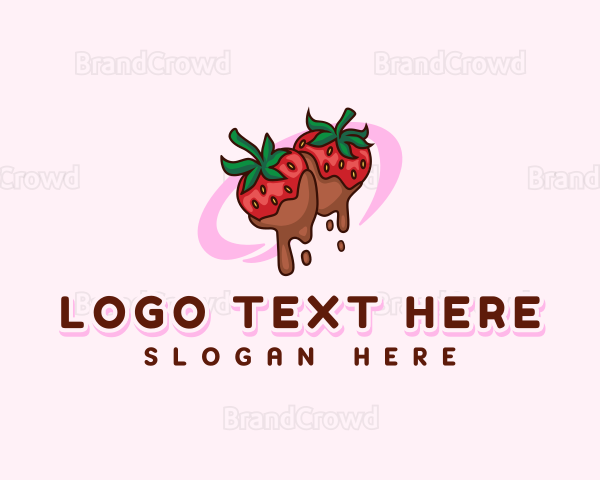 Sweet Strawberry Chocolate Logo