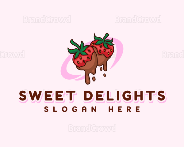 Sweet Strawberry Chocolate Logo