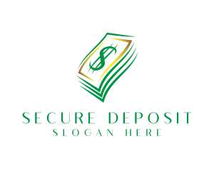 Deposit - Dollar Bill Savings logo design
