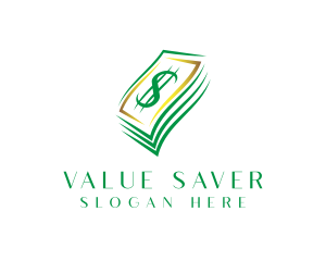 Cost - Dollar Bill Savings logo design