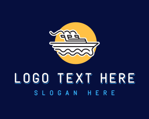 Ocean  Cruise Ship Logo