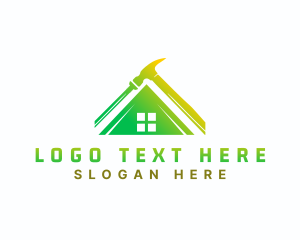 Maintenance - Roof Construction Renovation logo design