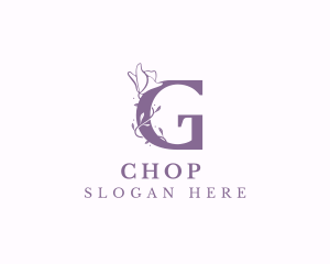 Floral Boutique Letter G Logo