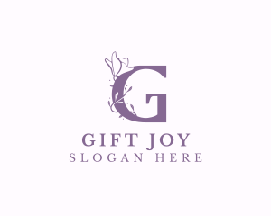 Floral Boutique Letter G logo design