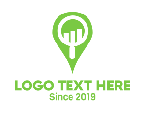Index - Bar Chart Search logo design