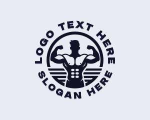 Male - Gym Bodybuilding Fitness logo design