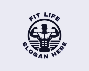 Gym Bodybuilding Fitness logo design