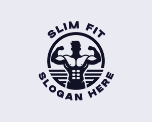 Gym Bodybuilding Fitness logo design