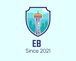 United States - Seattle Tower Burger logo design