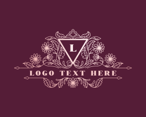 Stylish - Elegant Wedding Florist logo design