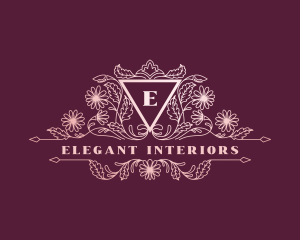 Elegant Wedding Florist logo design