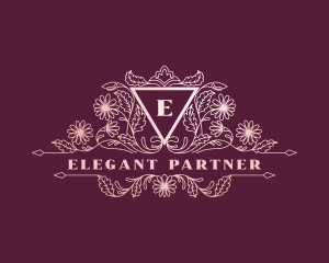 Elegant Wedding Florist logo design