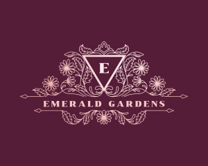 Elegant Wedding Florist logo design