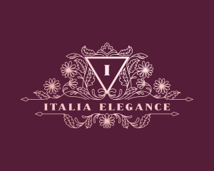 Elegant Wedding Florist logo design