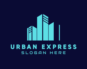 Metro Urban City Building logo design